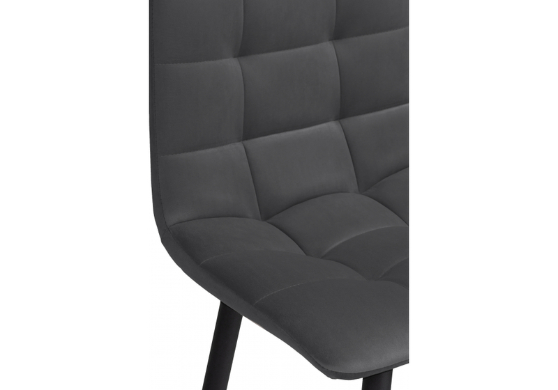 Барный стул, полубарных Симпл 2 шт темно-серый / черный