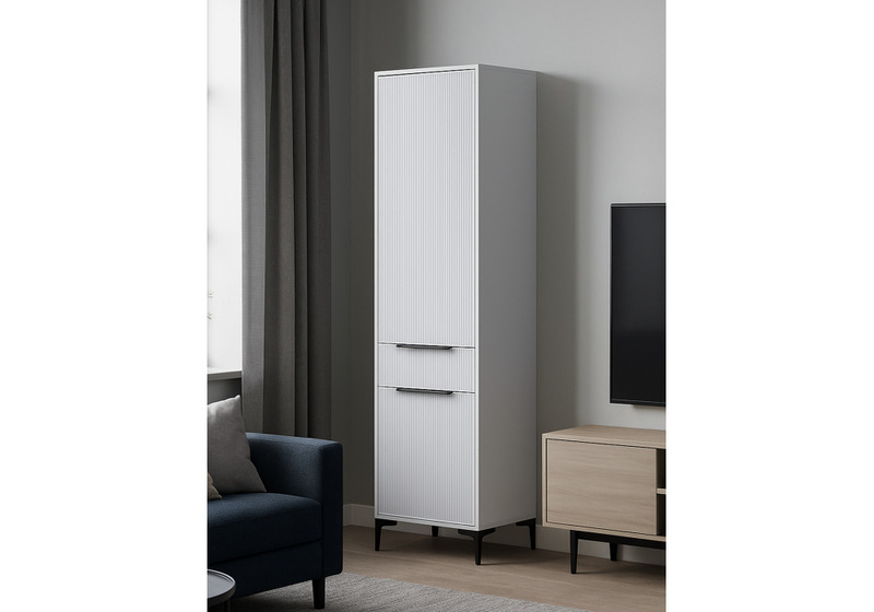 Шкаф, Иадама белый / белый глянец