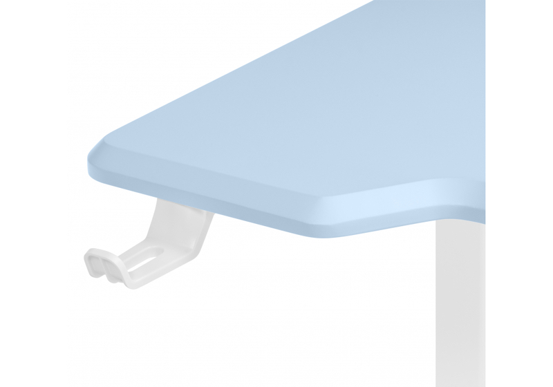 Компьютерный стол, Маркос 120х75 голубой / белый