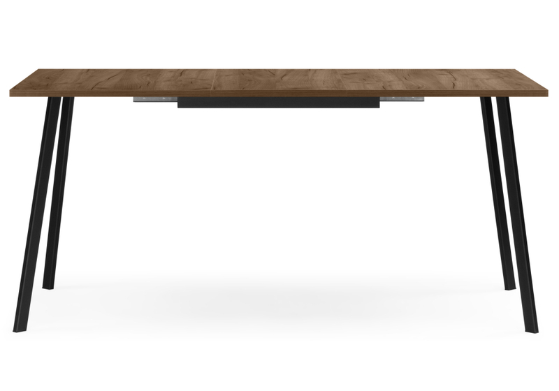 Стол деревянный, Кортни 117 (157) x 77 дуб крафт табачный / черный матовый