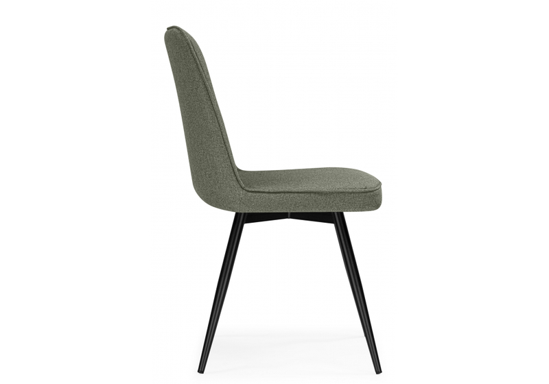 Стул на металлокаркасе, Texas 3 поворотный светло-зеленый / черный