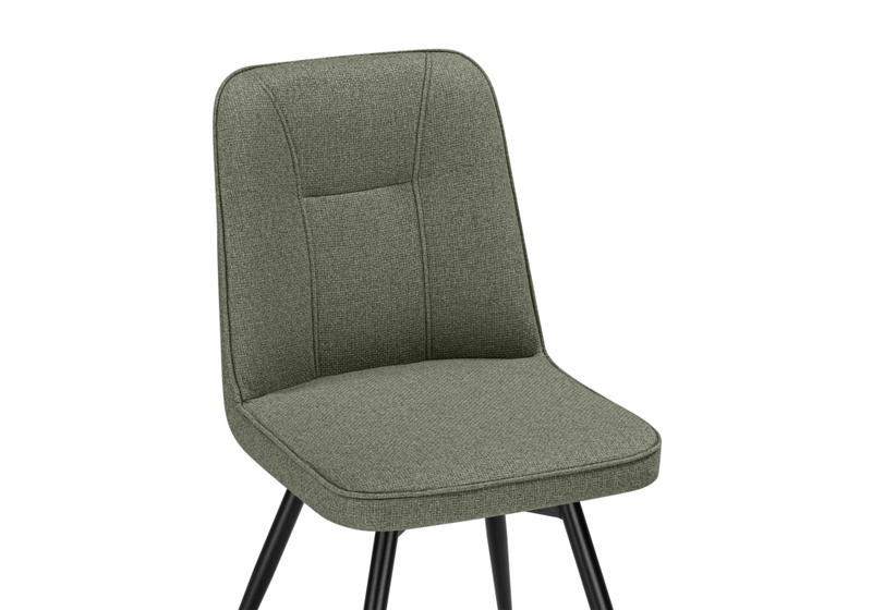 Стул на металлокаркасе, Texas 3 поворотный светло-зеленый / черный