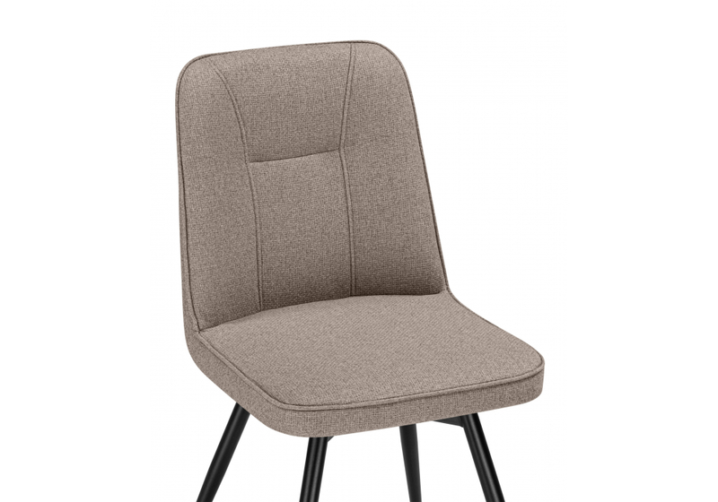 Стул на металлокаркасе, Texas 3 поворотный светло-коричневый / черный