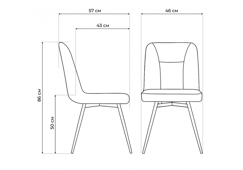 Стул на металлокаркасе, Texas 3 поворотный синий / черный