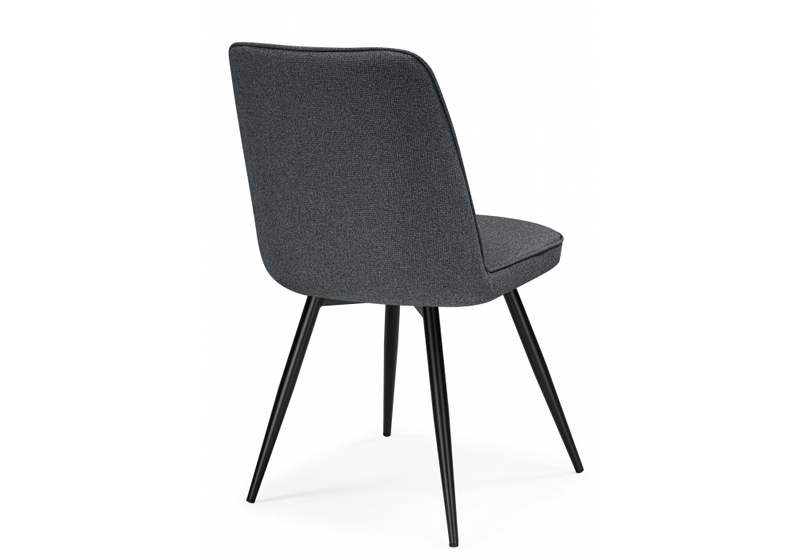 Стул на металлокаркасе, Texas 3 поворотный темно-серый / черный