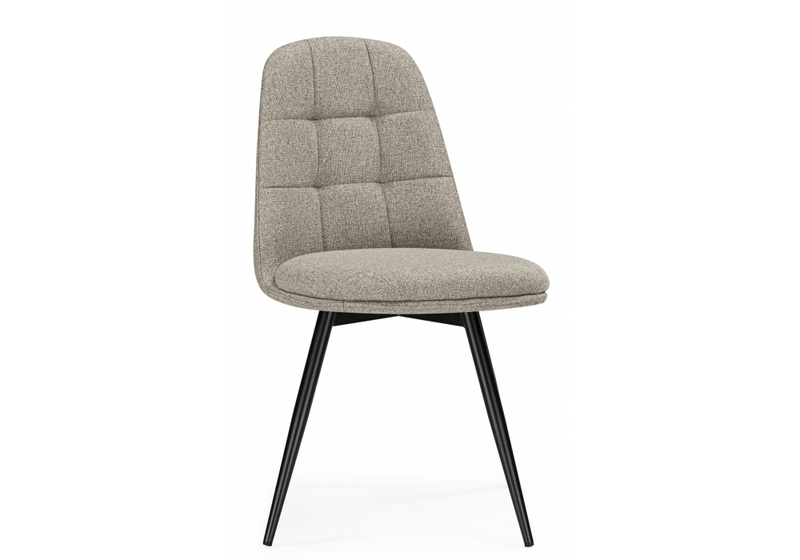 Стул на металлокаркасе, Texas 1 поворотный бежевый / черный