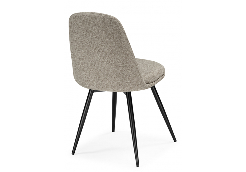 Стул на металлокаркасе, Texas 1 поворотный бежевый / черный