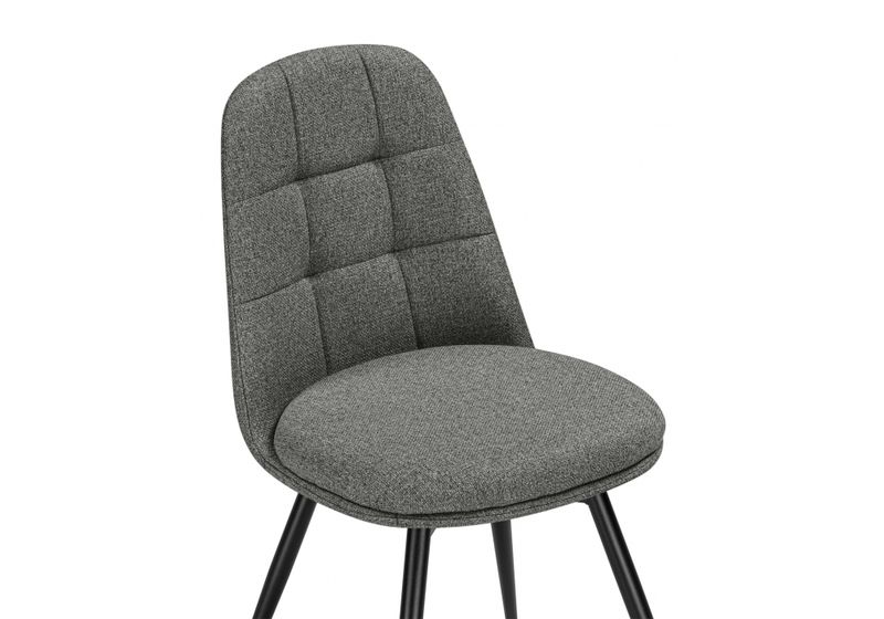 Стул на металлокаркасе, Texas 1 поворотный светло-серый / черный