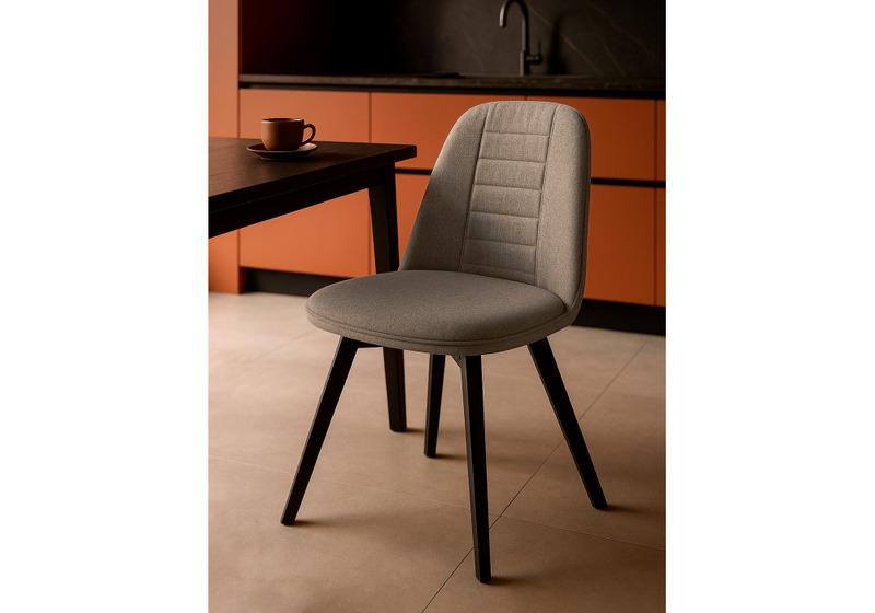 Стул на металлокаркасе, Texas 2 латте поворотный / черный