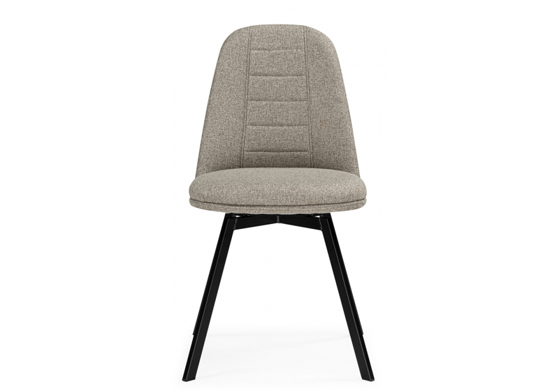 Стул на металлокаркасе, Texas 2 латте поворотный / черный