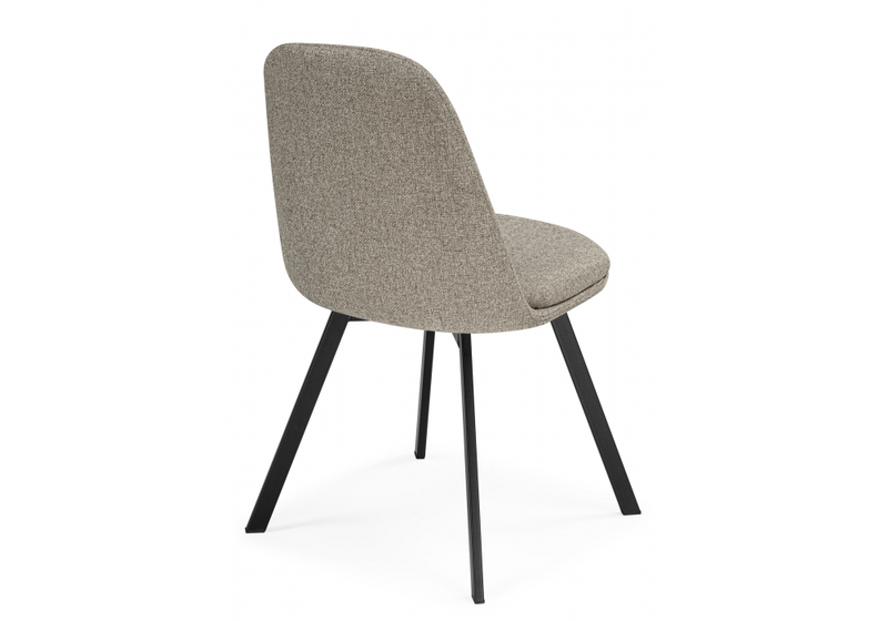 Стул на металлокаркасе, Texas 2 латте поворотный / черный