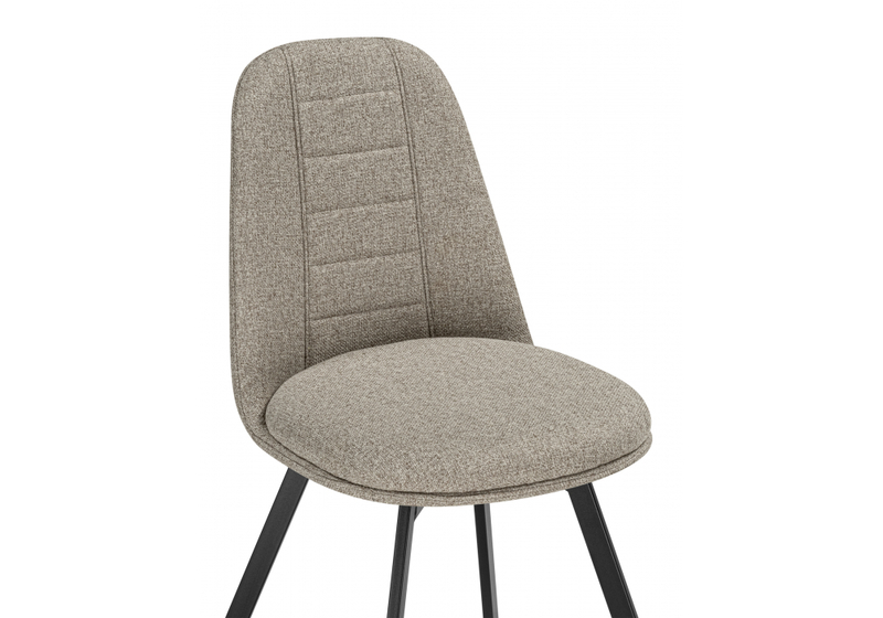 Стул на металлокаркасе, Texas 2 латте поворотный / черный