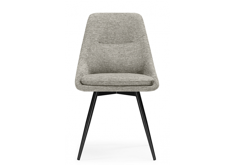 Стул на металлокаркасе, Avian вращающийся светло-серый / черный