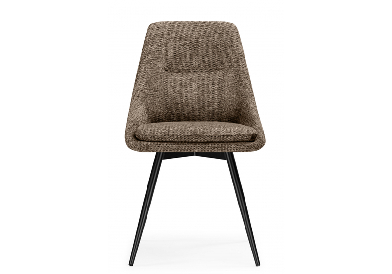 Стул на металлокаркасе, Avian вращающийся светло-коричневый / черный