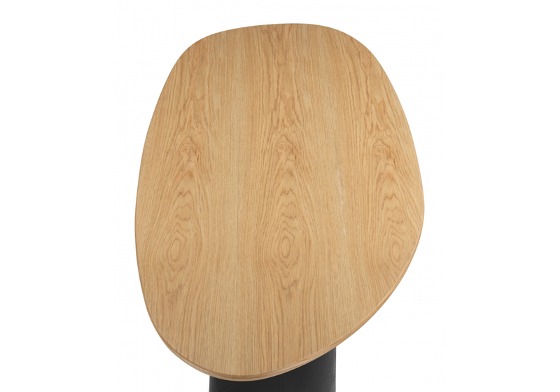 Стол деревянный, Ares дуб / черный