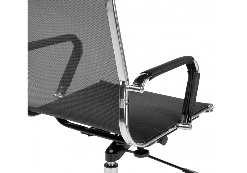 Офисное кресло, Reus черная сетка / хром