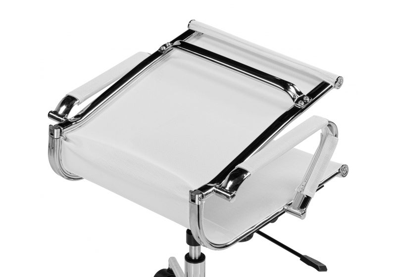 Офисное кресло, Reus белая сетка / хром