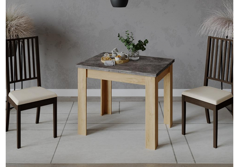 Стол деревянный, Промо Тип 3 дуб крафт золотой / ателье темное