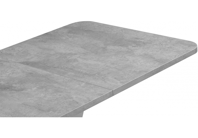 Стол деревянный, Аврора цемент светлый / белый