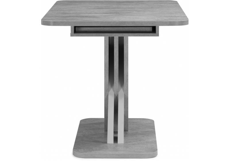 Стол деревянный, Аврора цемент светлый / белый