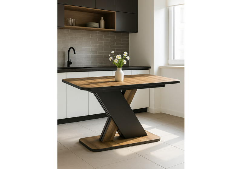 Стол деревянный, Аврора авелано / графит