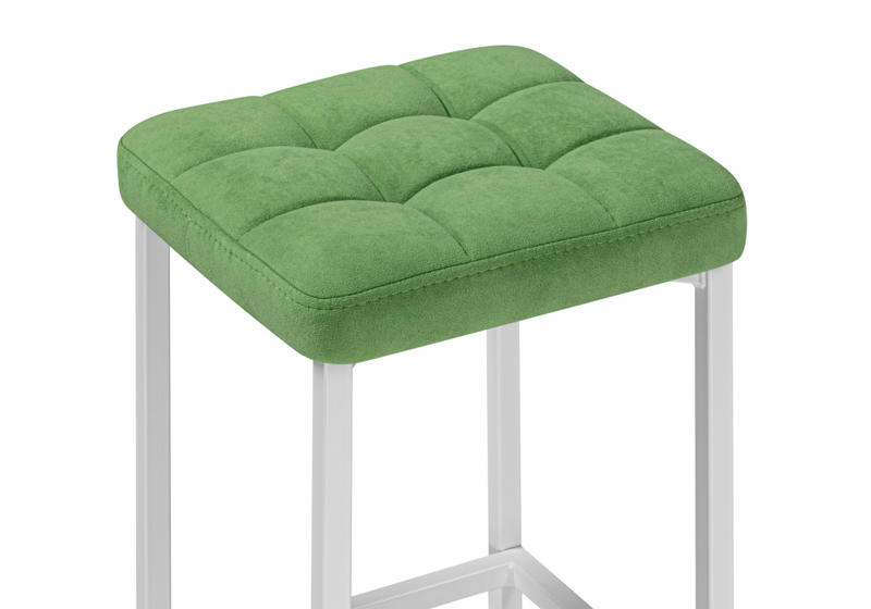 Барный стул, Лофт катания минт / белый матовый