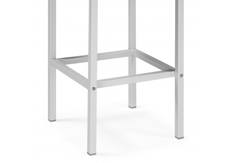 Барный стул, Лофт катания минт / белый матовый