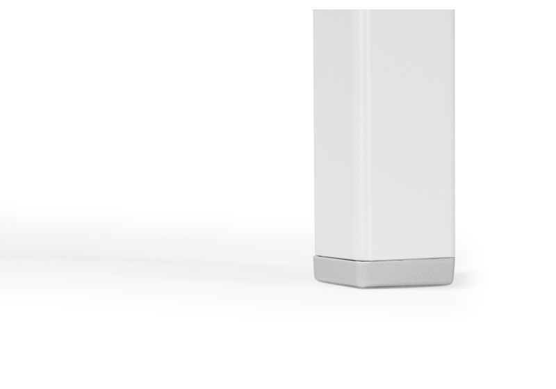 Барный стул, Лофт кож.зам. линкольн белый / белый матовый