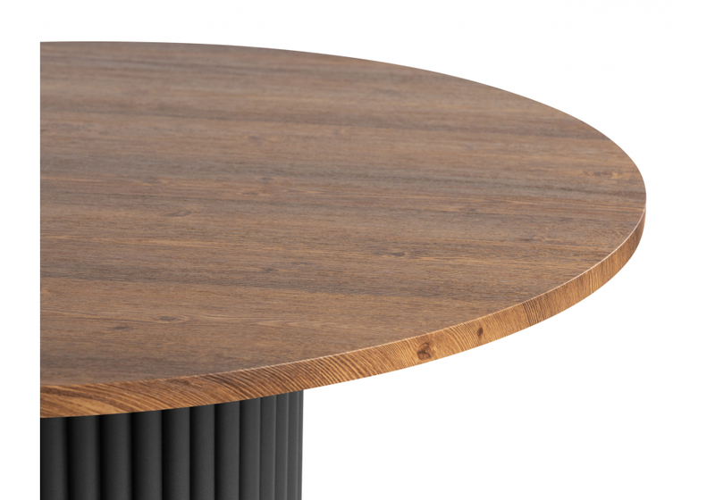 Стол деревянный, Барел 110 орех кантри / черный