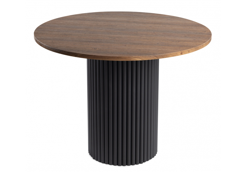 Стол деревянный, Барел 110 орех кантри / черный