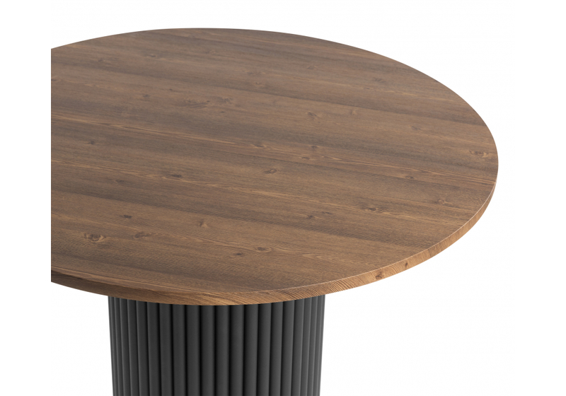 Стол деревянный, Барел 110 орех кантри / черный