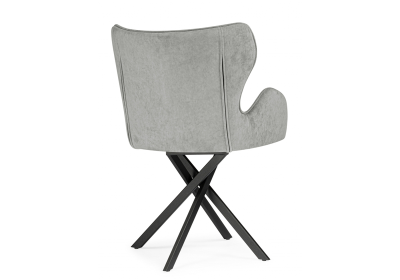 Стул на металлокаркасе, Карлайл антрацитовый brendy stone 28 / черный