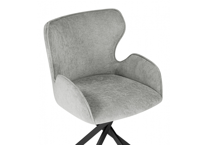 Стул на металлокаркасе, Карлайл антрацитовый brendy stone 28 / черный