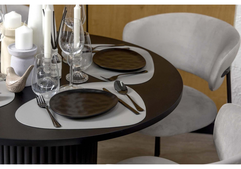 Стол деревянный, Барел 110 черный / черный