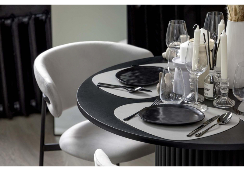 Стол деревянный, Барел 110 черный / черный