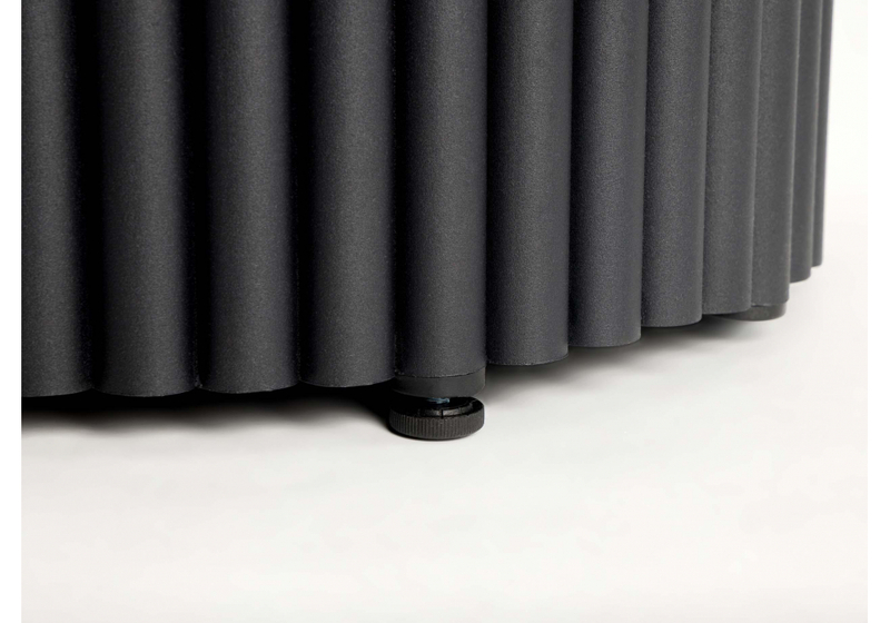 Стол деревянный, Барел 100 черный / черный