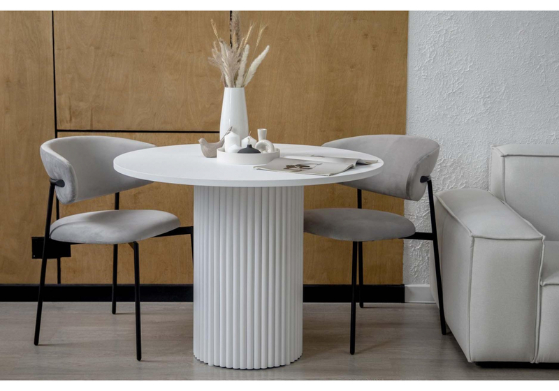 Стол деревянный, Барел 100 белый / белый