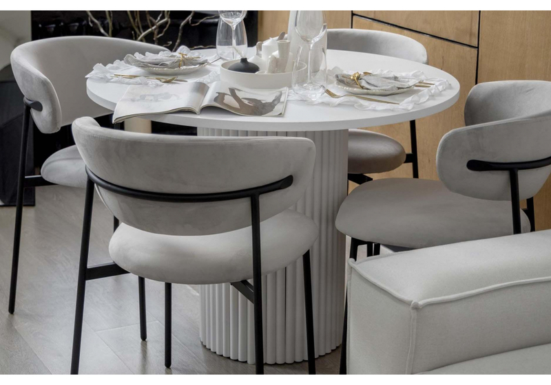 Стол деревянный, Барел 100 белый / белый