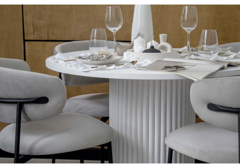 Стол деревянный, Барел 100 белый / белый