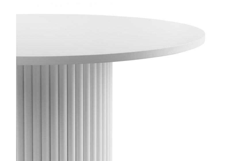 Стол деревянный, Барел 100 белый / белый