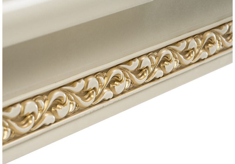 Стол деревянный, Маранта прямоугольный слоновая кость