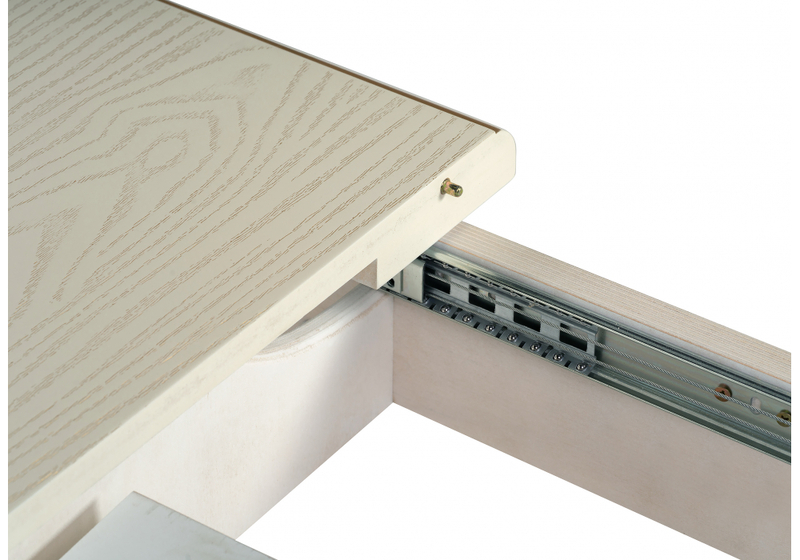 Стол деревянный, Маранта прямоугольный слоновая кость