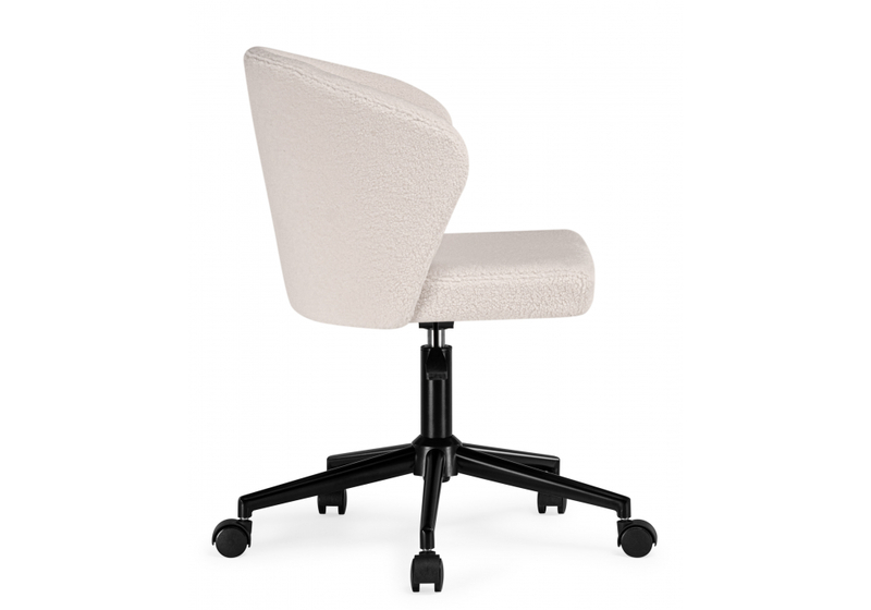 Офисное кресло, Lika white teddy / black
