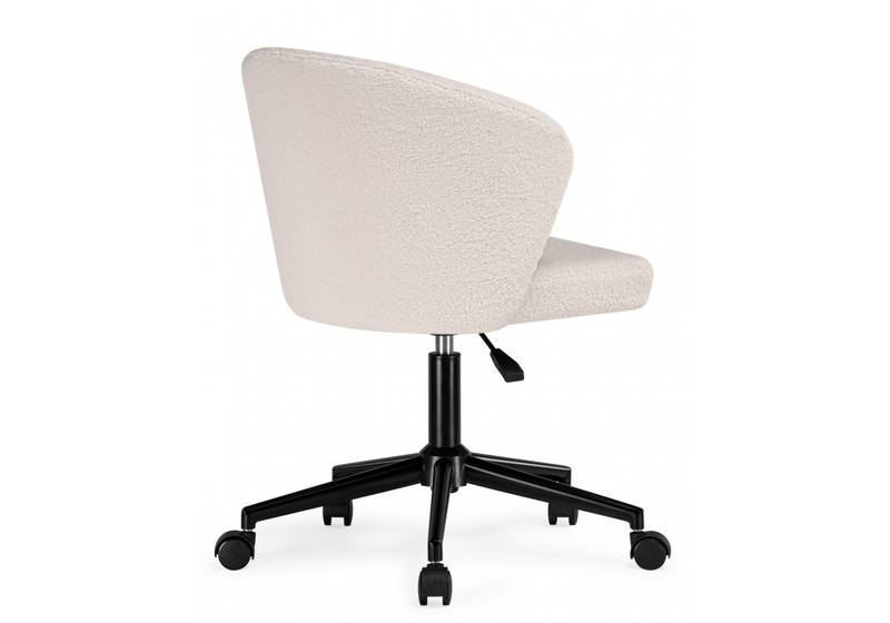 Офисное кресло, Lika white teddy / black
