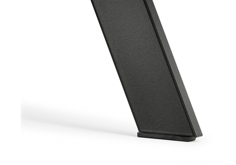 Стол деревянный, Баргел 90х90х75 бетон / черный