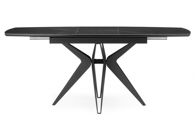 Керамический стол, Риполь 140(180)х80 черный мрамор shakespeare black / черный