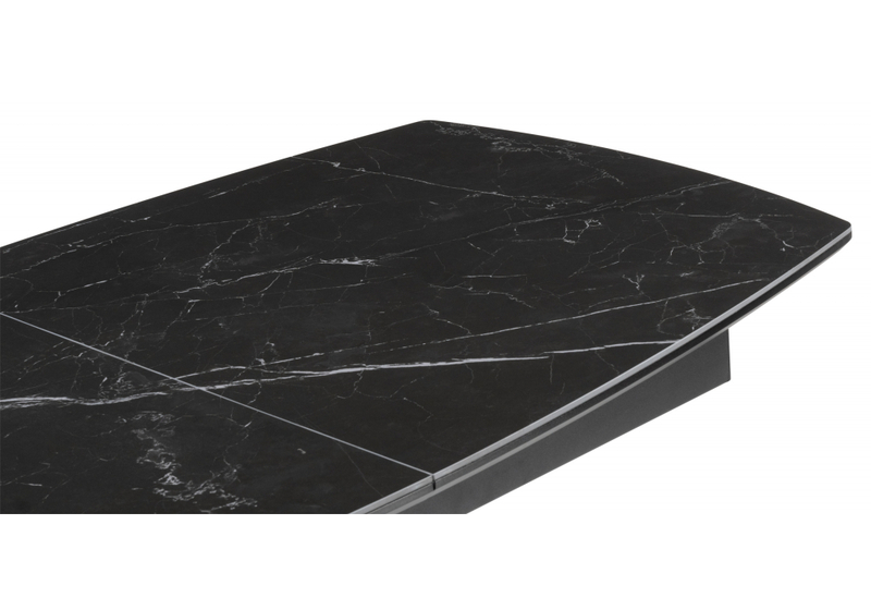 Керамический стол, Риполь 140(180)х80 черный мрамор shakespeare black / черный