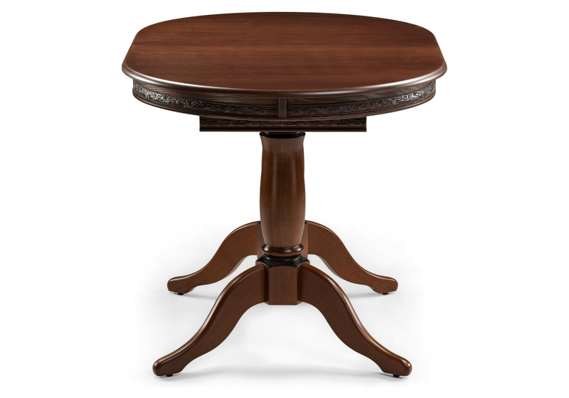 Стол деревянный, Кантри 120 орех с коричневой патиной