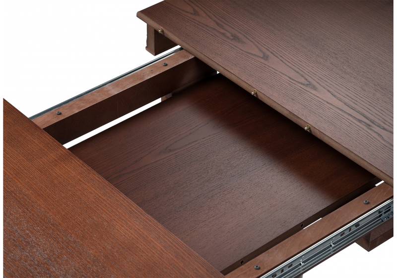 Стол деревянный, Кантри 120 орех с коричневой патиной