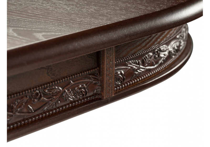 Стол деревянный, Кантри 120 орех с коричневой патиной